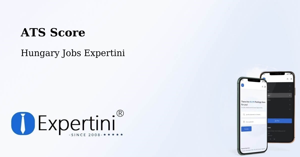 Resume ATS Score & Job Description Match Tool – Péteri - Hungary Jobs Expertini